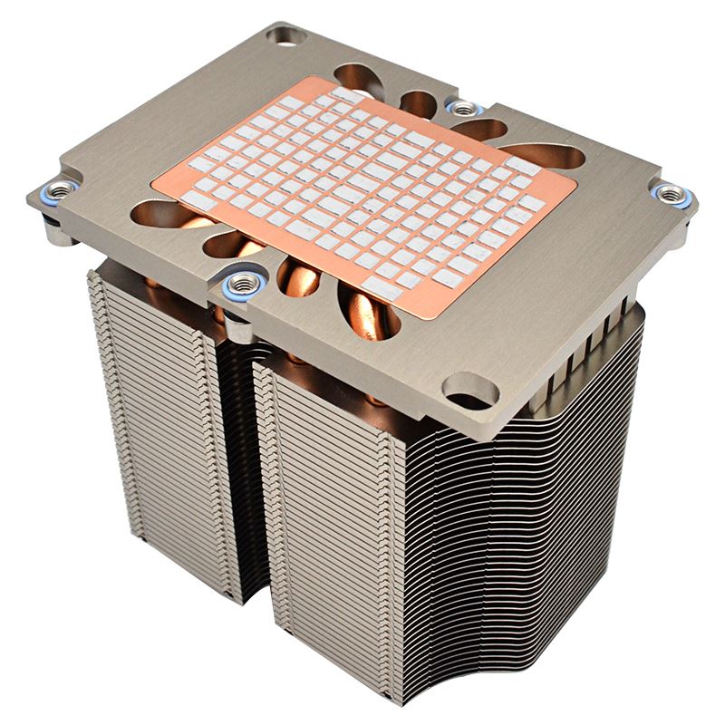 aluminum fin with heat pipe heat sink