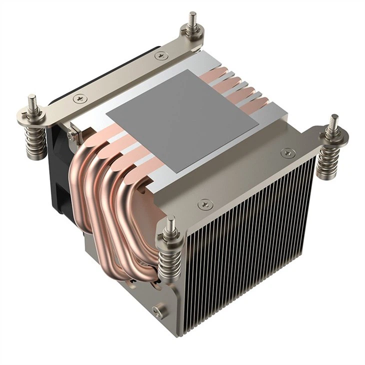 Aluminum Zipper Fin Heat Pipe LED Heat Sink