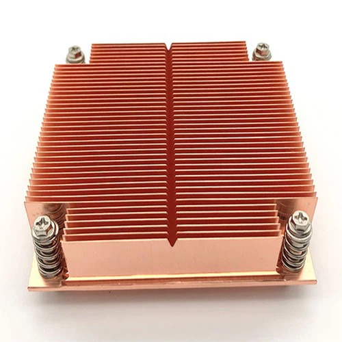 Copper Skiving Fin Electronic Heatsink With High Aspect Ratio