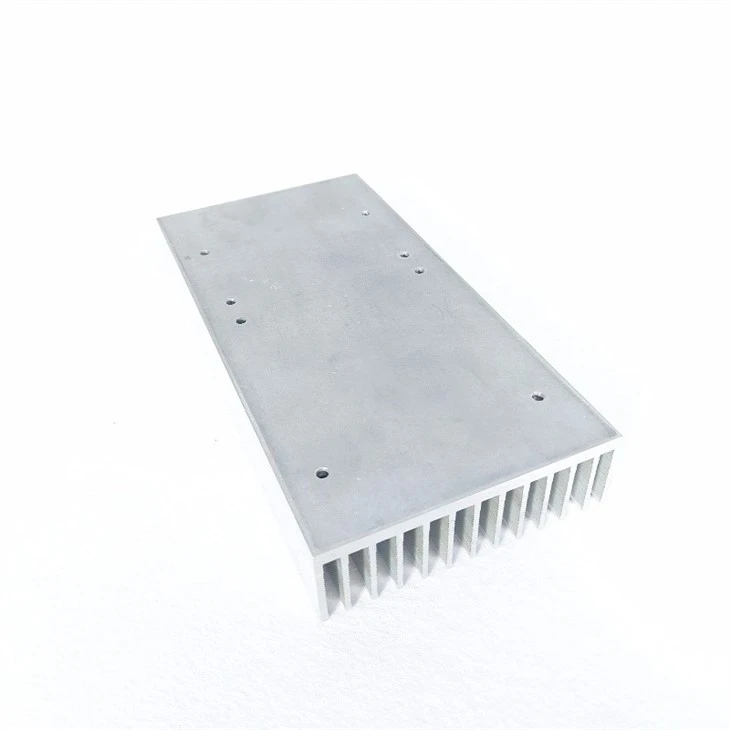 Large Aluminum CNC Machining Extruded Heat Sink