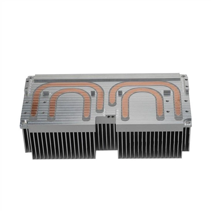 Large Aluminum CNC Machining Heatsink Extrusion