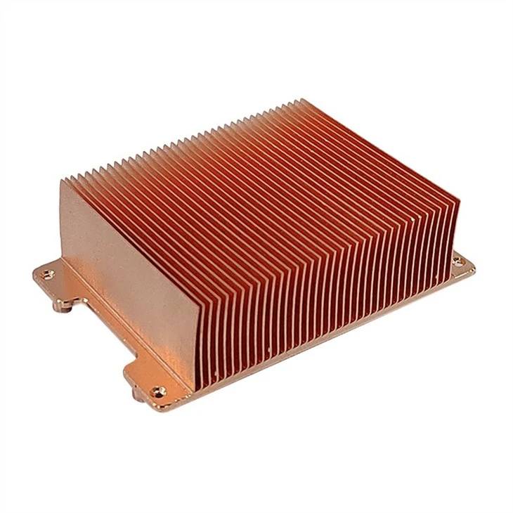 Small Copper Skived Fin Radiator