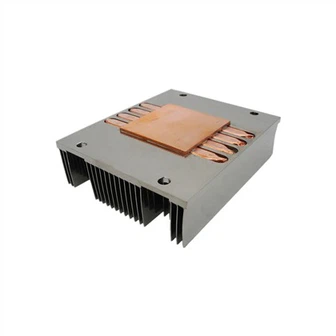 Aliminyòm Fin Copper Plak chalè tiyo chalè