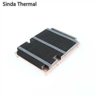Aliminyòm Fin Copper Plak Dissipateur