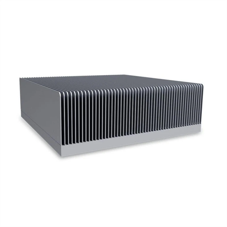 Aluminum Skiving Fin Heat Sink With Heat Pipes For Photovoltaic