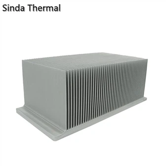 Aliminyòm Skived Fin chalè koule pou FPGA